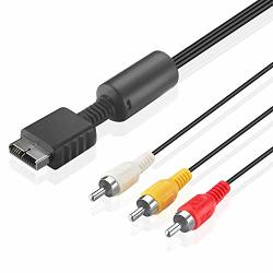 Urwoow Rca Av Composite Cable For PS1 PS2 PS3 For Sony Playstation 1 Playstation 2 Playstation 3