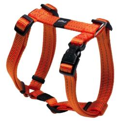 Rogz Utility Reflective H-harness - Snake Medium Orange