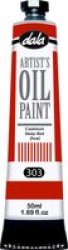 Artist Oil Paint 50ML - Cadmium Deep Red