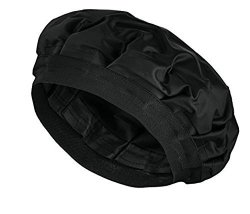 Cordless Deep Conditioning Heat Cap Hair Treatment Steam Cap Heat Therapy And Thermal Spa Hair Steamer Gel Cap - Black