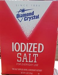 Diamond Crystal Table Iodized Salt 4 Pound Pack Of 2