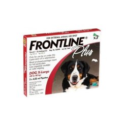 Frontline Plus Tick & Flea Dog - X Large 40 - 60KG - Single Pipette