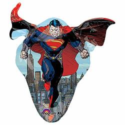Anagram Superman - Man Of Steel Supershape Foil Balloon 31" Multicolored