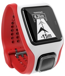 TomTom Runner Cardio Gps Watch - Red white