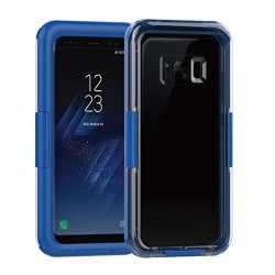 For Samsung Galaxy S8 Case Amiley New Waterproof Protector Cover Case For Samsung Galaxy S8 5.8 Inch Blue