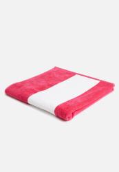 Cabana Beach Towel - Ruby