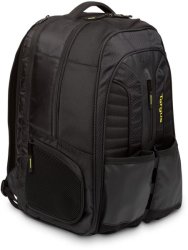Targus Work And Play Rackets 15.6 Inch Notebook Backpack - Black And Yellow