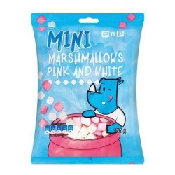 MINI Marshmallows Pink & White 150G