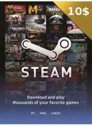 Steam Gift Card $10 - PC Steam Code