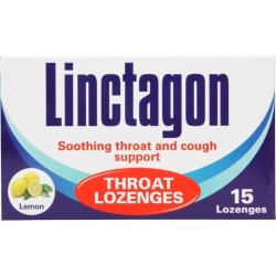 Lemon Flavoured Throat Lozenges 15 Pack