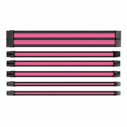 Thermaltake AC-046-CN1NAN-A1 Ttmod Sleeve Extension Power Supply Cable Kit Pink black