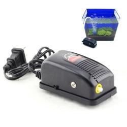 3W Super Silent Adjustable Aquarium Air Pump Fish Tank Oxygen Air Pump - No Adapter S