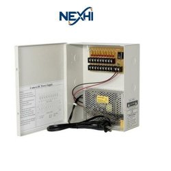 Nexhi NXS-PD1218-15A-PS 12V 18-PORT Power Supply Box With 15AMP And Ce Certified- For Cctv Camera Ptz Ir Illuminators Video Process Access Control