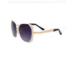 's Metal Frame Polarized Women Sunglasses - Gold
