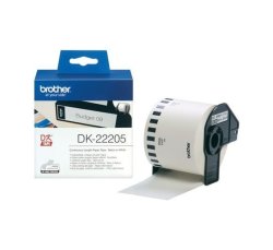 Brother 62 Mm X 30.48 M DK-22205 Continuous Length Label Roll