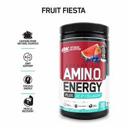 Optimum Nutrition On Amino Energy + Uc-ii Collagen Fruit Fiesta 30 Servings