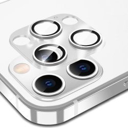 Full Metal Ring Camera Lens Protector For Iphone 14 Pro 14 Pro Max - Silver