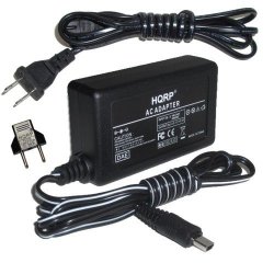Hqrp Ac Power Adapter charger For Canon Vixia Hf R100 Vixia Hf R11 ZR800 ZR830 Legria HF-R16 HF-R17 HF-R18 HF-R106 Camcorder Plus Euro Plug Adapter