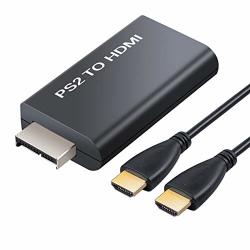 Neoteck PS2 To HDMI Converter Adapter With 3.5MM Headphone Audio Jack For Sony Playstation 2 With 3 Feet HDMI Cable For PS2 Hdtv HDMI Monitor