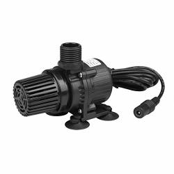 Mountain_ark Dc 12V Brushless Water Pump 750L H High Lift Max 2.5M 12W Fountain Pump 198GPH With 4.92FT Power Cord For Garden Rockery Fish Tank