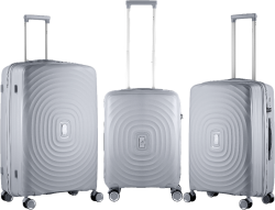 Travelite Travelwize Ripple Pp 4-WHEEL Spinner 65CM Luggage Platinum