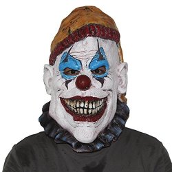 Gn Netcom Scary Killer Insano Face Overhead Latex Halloween Mask