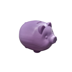 Jumbo Piggy Bank - Lilac