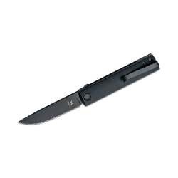 FX-543 Alb Fox Chnops Folding Knife Stainless Steel Becut Top Shield Blade Aluminium Black Handle