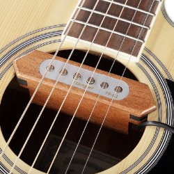 Flanger FP-2 Sound-hole Pickup Transducer Wooden For Acoustic Guitar