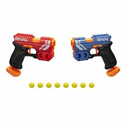 Nerf Rival Clash Pack Includes 2 Nerf Rival Blasters And 8 Official Nerf Rival Rounds 25 Mps Velocity Breech Load