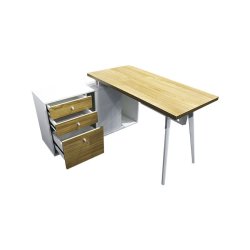 Gof Furniture - Riley Office Desk Oak