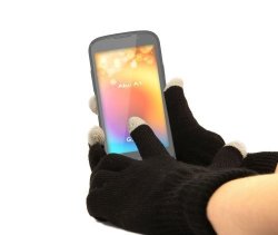 Duragadget Comfy Touch Screen Gloves Large For Gigabyte Gsmart Aku A1 Tuku T2 Rio R1 Maya M1 V2 Maya M1