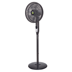 Black Remote Controlled Pedestal Fan
