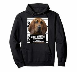 Most Wanted Bloodhound Hoodie - Cute Funny Dog Hoodies B