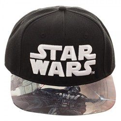 Bioworld Star Wars Darth Vader Vinyl Printed Flat Bill Adjustable Hat