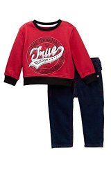 True Religion Pullover & Jeans Set Baby Boys True Red 24M