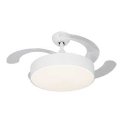 Ceiling Fan With Retractable Blade FCF062 White