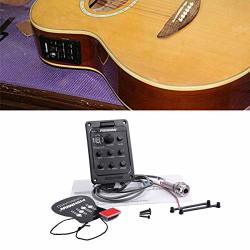 Spare Parts Fishman 4-BAND Eq Equalizer Acoustic Guitar Pickup Guitar Tuner Black Color