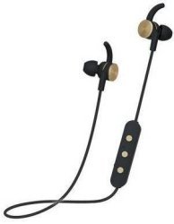 Polaroid Bluetooth Earbuds in Black & Gold