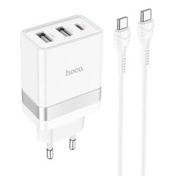Fast Type C Charger 30WATTS Type C+2 USB Port With Typec To Typec Cable N21