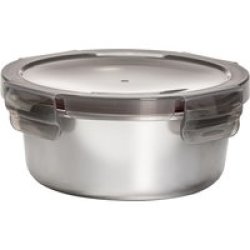 Round 600ml Stainless Steel Food Container