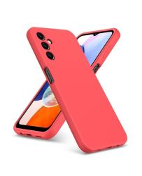 Liquid Silicone Back Case For Samsung Galaxy A14- Red