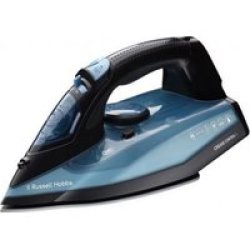 Russell Hobbs Crease Control Steam Iron Blue And Black