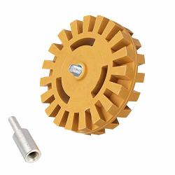 Vinyl Decal Eraser Wheel Decal Remover Eraser Wheel 4 inch for Removing Vinyl Decals Pinstripes Stickers from Cars Adhesive Remover