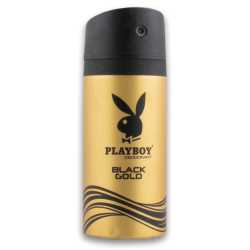 PLAYBOY Men Deodorant Spray 150ML - Black Gold