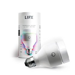 LIFX A19 Wi-fi Smart LED Light Bulb Adjustable Multicolor Dimmable No Hub Required Works With Alexa Apple Homekit And The Google Assistant