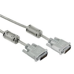 Hama Dvi Connecting Cable Dual Link Plug - 1.8 M 1.8M Grey Cable