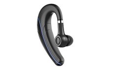 Samnyte Bluetooth Headset Wireless Rubber Earpiece Non Slip Lightweight Bluetooth Ear Hook For Iphone Ipad Samsung Huawei With Office drive travel With Ios And Android