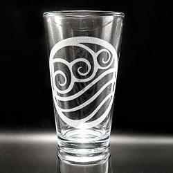 Avatar Nations Engraved Pint Glasses Inspired By Avatar The Last Airbender Great Gift Idea Water Tribe