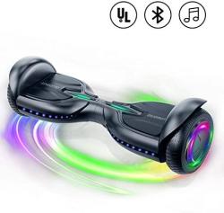 Tomoloo Bluetooth Hoverboard With LED Light Flashing Wheels Hoverboard For Kids 6.5" Self Balancing Electric Scooter